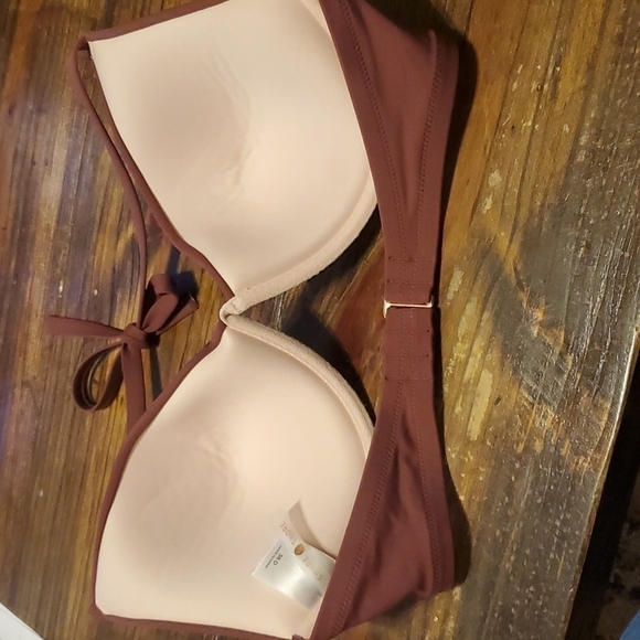 Cut-Out Pushup Bikini Top - Shade & Shore - Size 38D - Picture 3 of 6